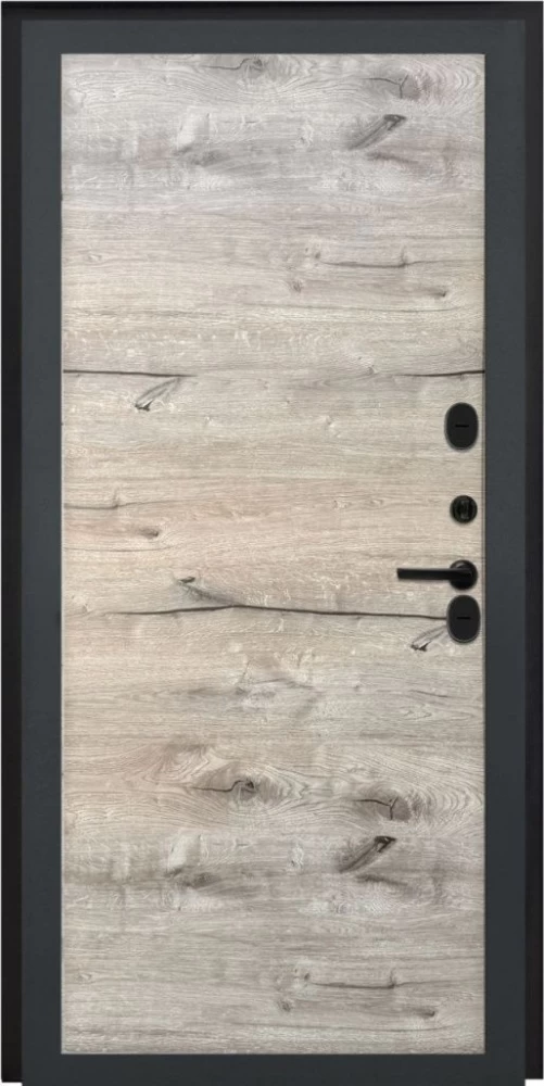 Входная дверь ДвериПРО Д-68 Без фрезеровки Дуб пацифик горизонт DPRO195680 внутренняя сторона