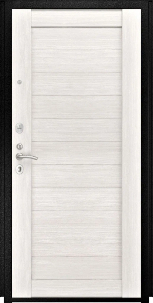Входная дверь ДвериПРО Модель L-47 СБ-3 листв. бел. (21 беленый дуб) DPRO195717 внутренняя сторона