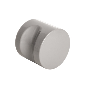 Ручка-кнопка CABIN PVC GREY серый