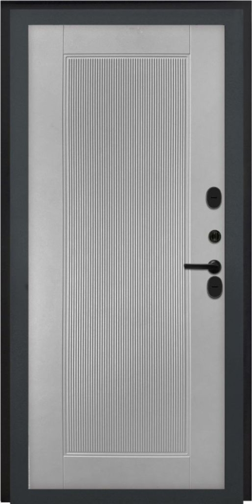 Входная дверь ДвериПРО Модель L-48 ПВХ 10мм Астрод Velutto Grigio DPRO195705 внутренняя сторона