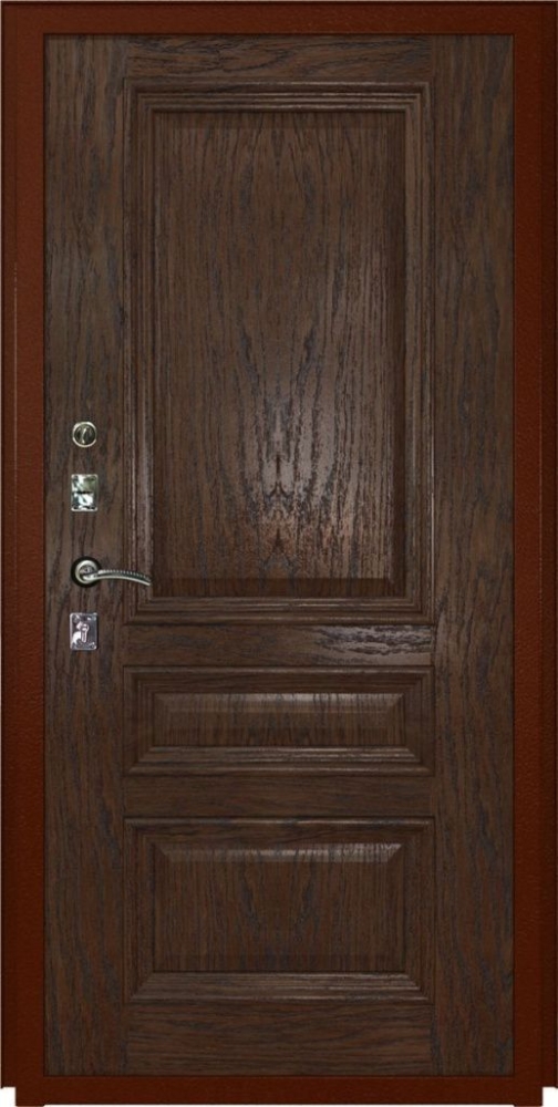 Входная дверь ДвериПРО Модель L-47 Фараон-2 (16мм, мореный дуб) DPRO195845 внутренняя сторона